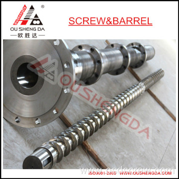 plastic extrusion screw barrel for PE granules